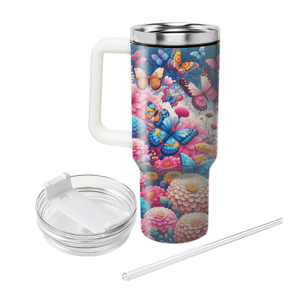 Charming Butterfly Garden  Custom Tumblers