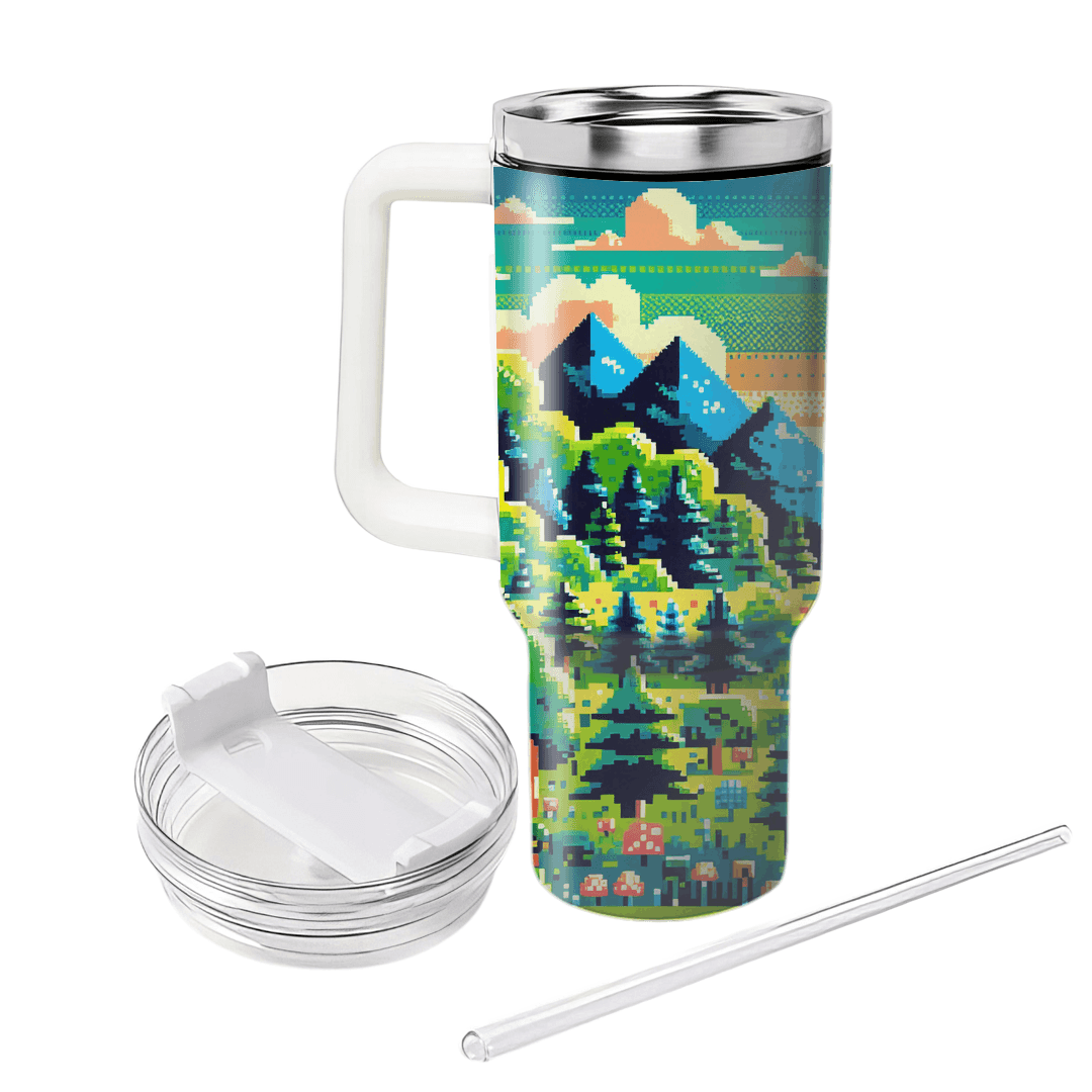 Pixel Art Adventure  Custom Tumblers