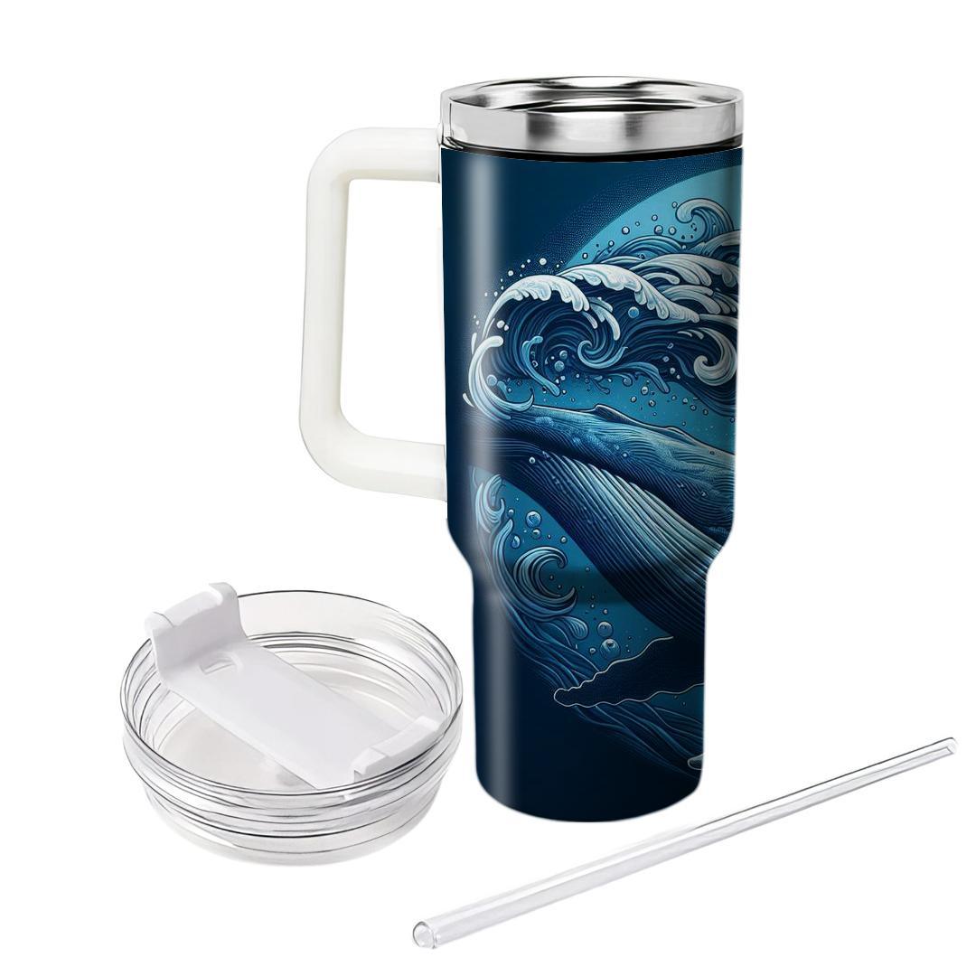 Whale Of The Deep Sea  Tumblers With Lids