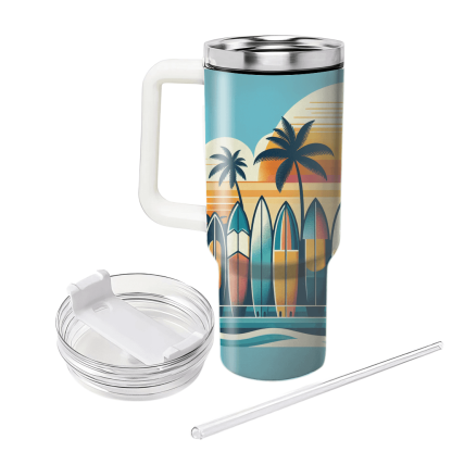 Retro Surf Culture Travel Tumblers