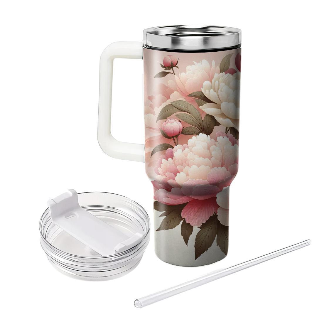 Romantic Peony Garden  Insulated Tumblers