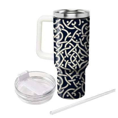 Ornate Lattice Pattern  Tumblers With Lids