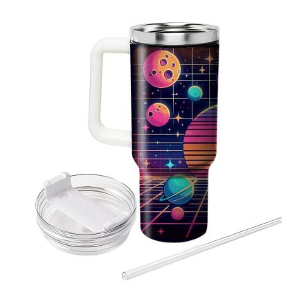 Cosmic Neon Adventure  Personalized Tumblers