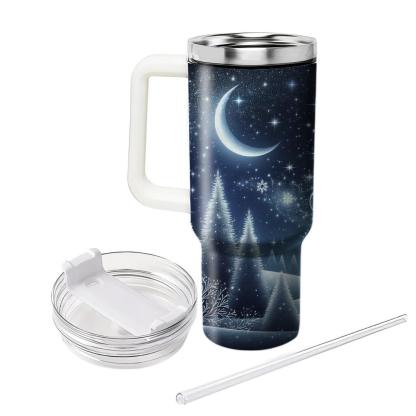 Midnight Winter Magic  Travel Tumblers