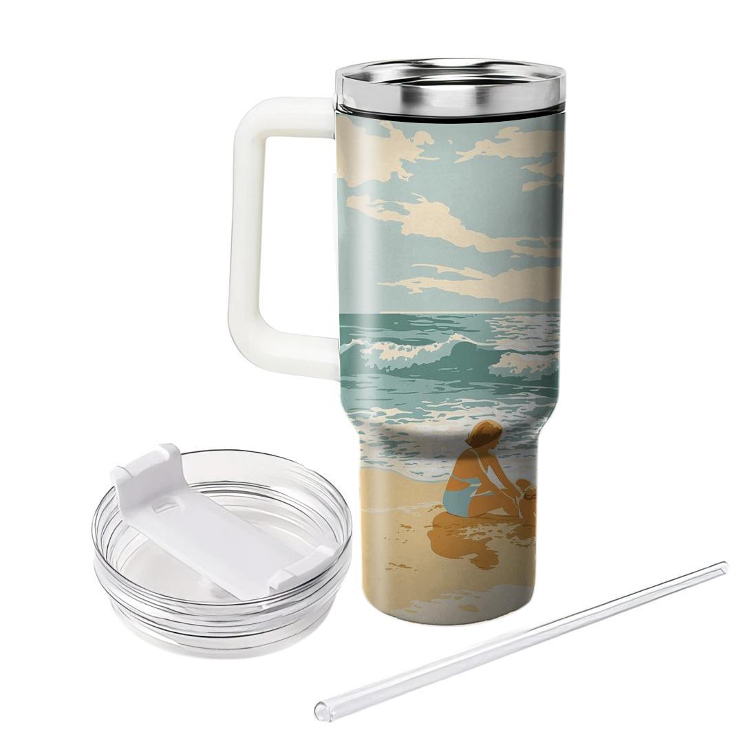 The Tides Of Love: A Mother’s Unfailing Support Tumblers With Lids
