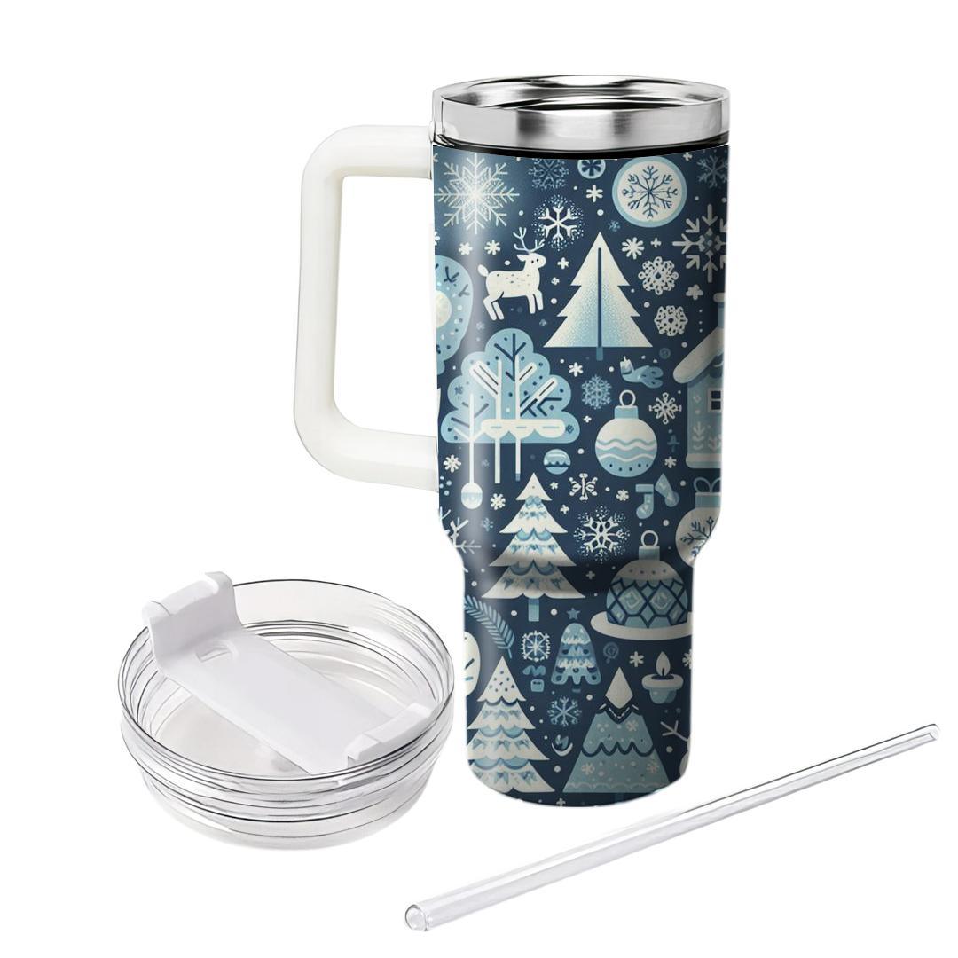 Charming Winter Scene  Custom Tumblers