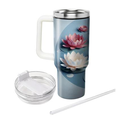 Graceful Water Lily  Insulated Tumblers