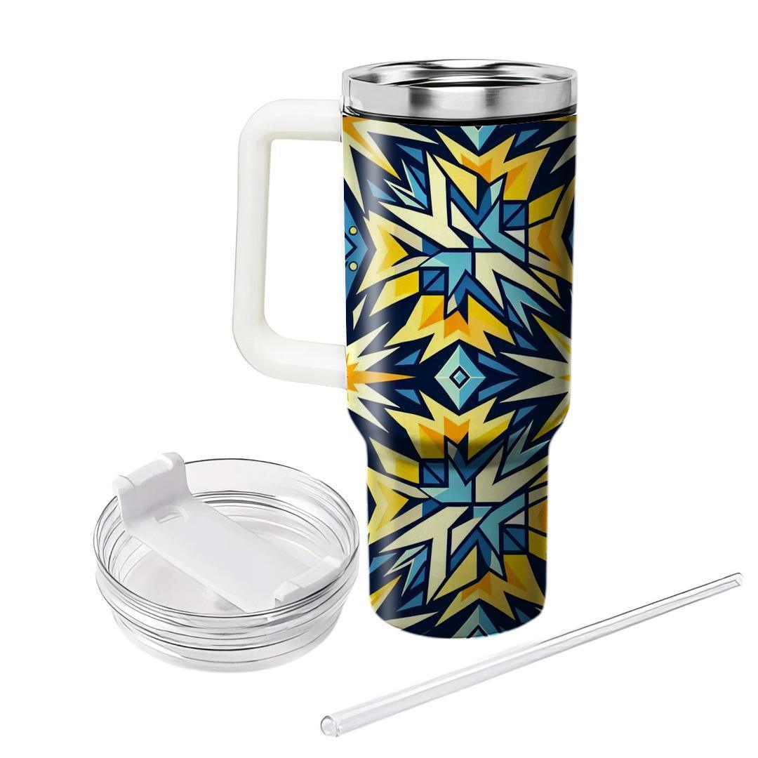 Radiant Star Pattern  Tumblers For Gifts