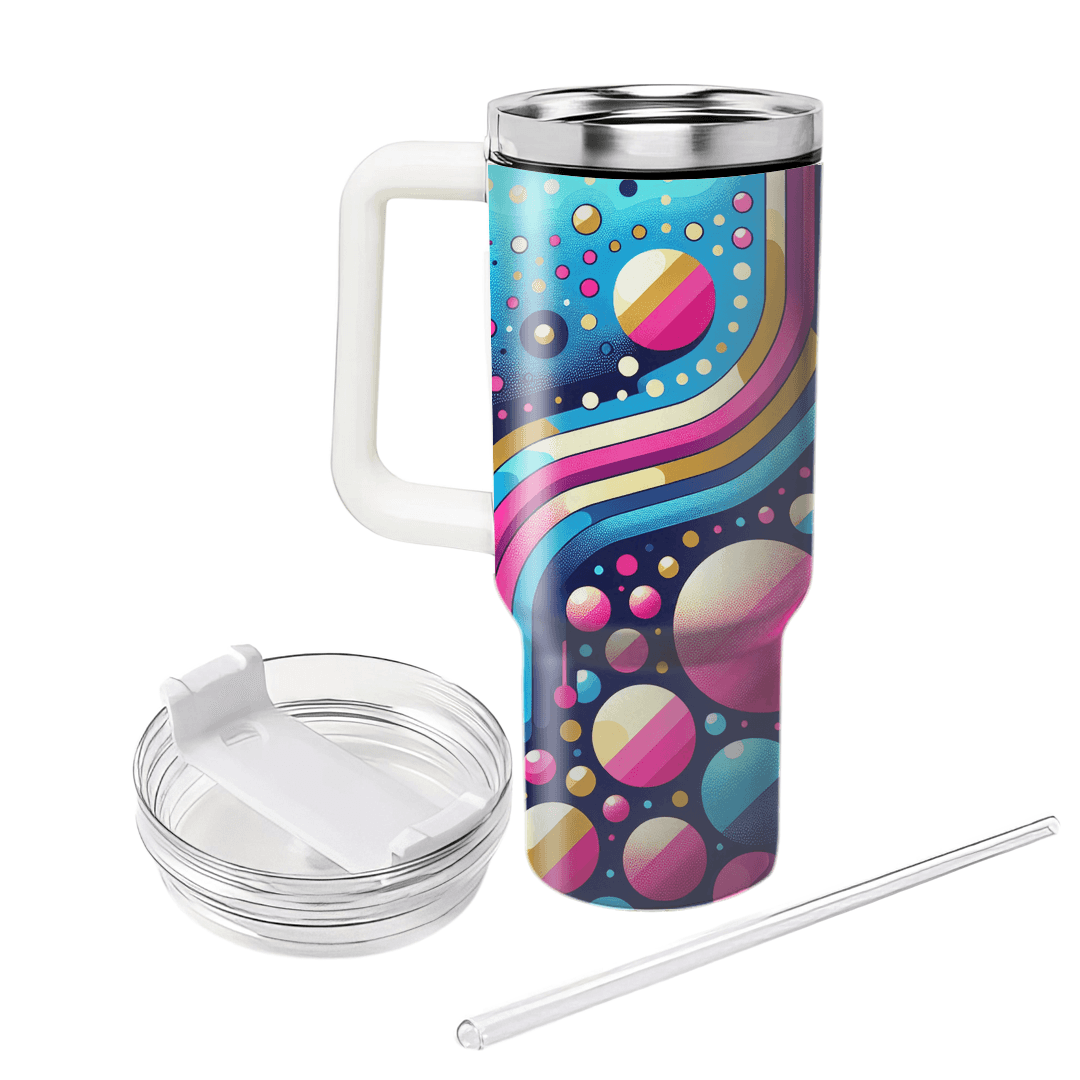 Disco Dot Delight  Decorative Tumblers