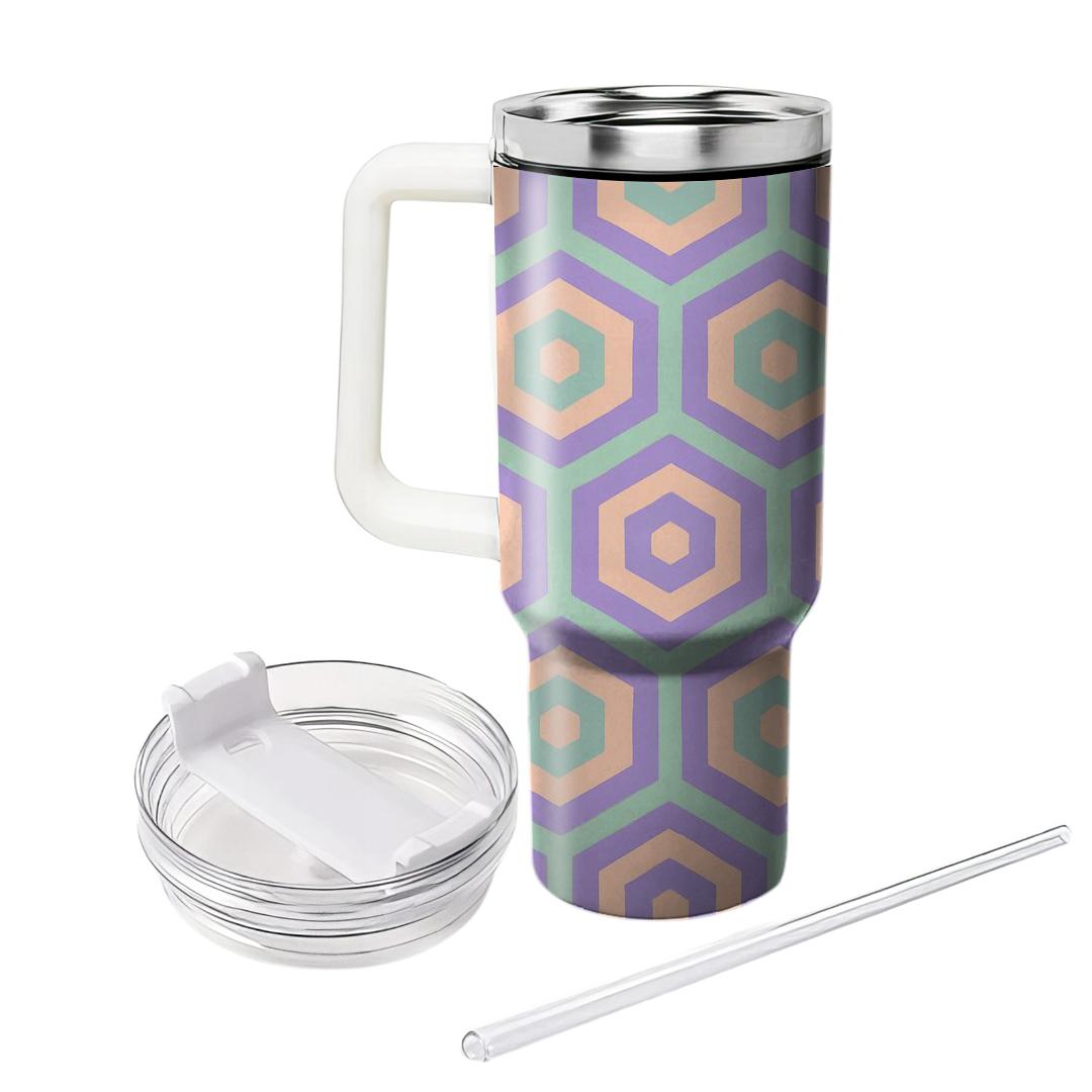 Layered Hexagonal Beauty Unique Tumblers