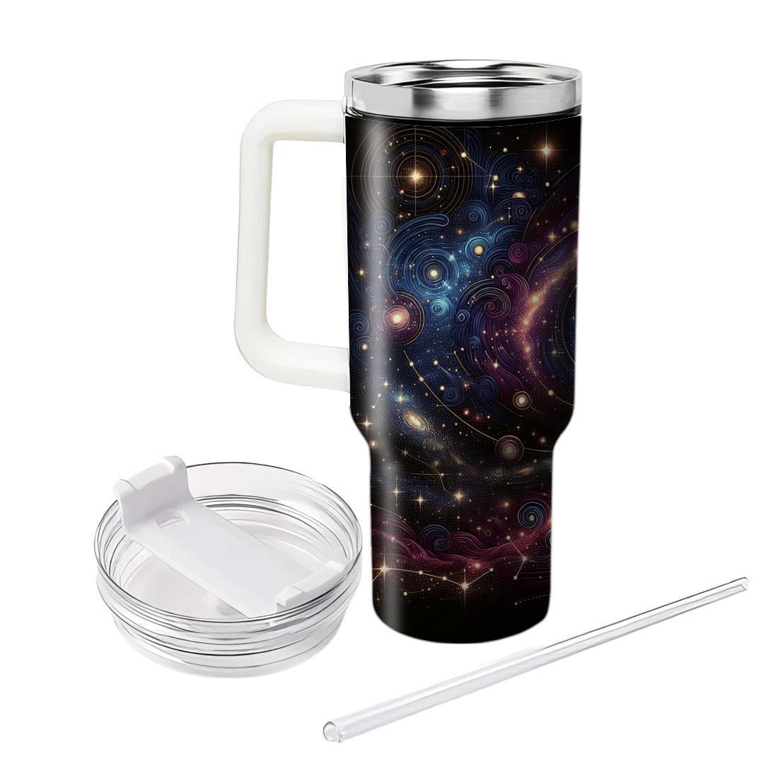 Celestial Visions - Stargazing Festival  Tumblers With Lids