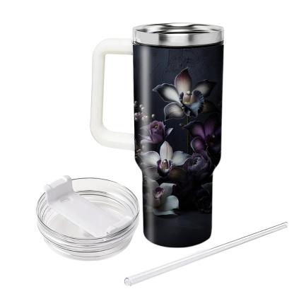 Midnight Orchid Glow  Tumbler Cups