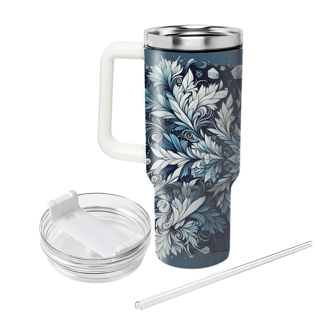 Winter Ice Crystal  Tumbler Cups