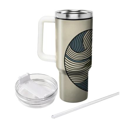 Retro Pinstripe  Travel Tumblers
