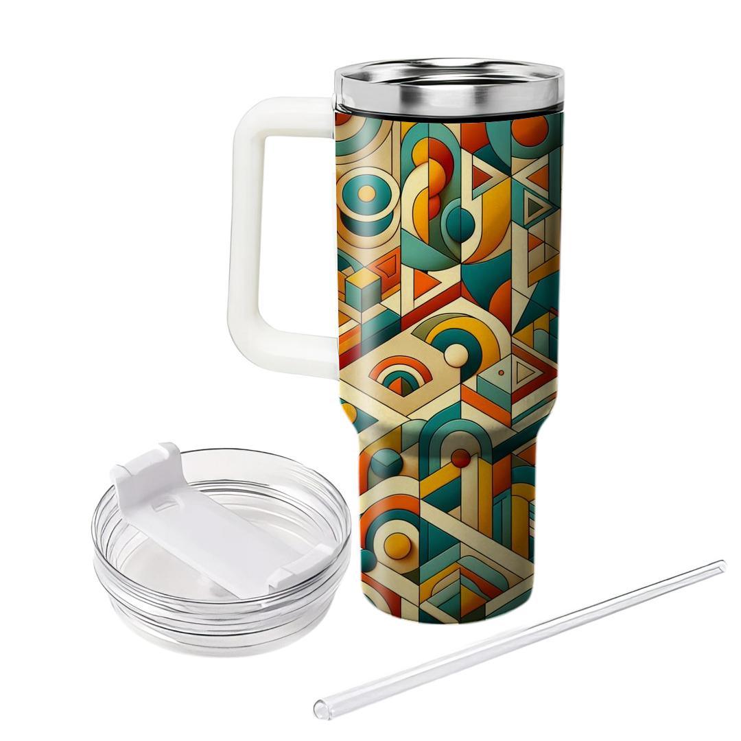 Geometric Harmony  Unique Tumblers