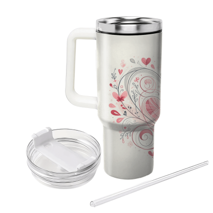 Harmony Of Hearts - Valentine’s Day  Decorative Tumblers