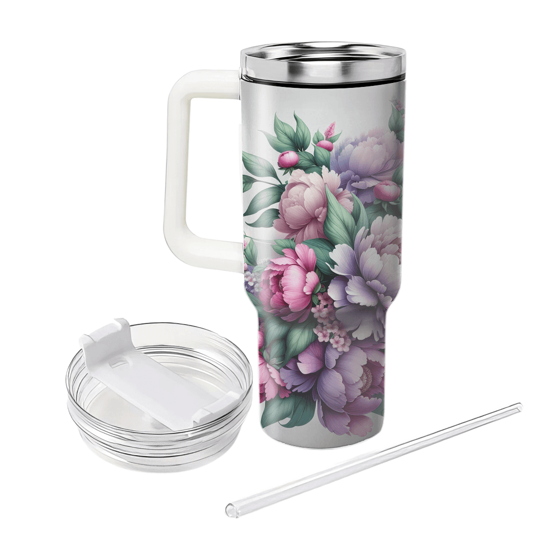 Pastel Peony Dream  Travel Tumblers