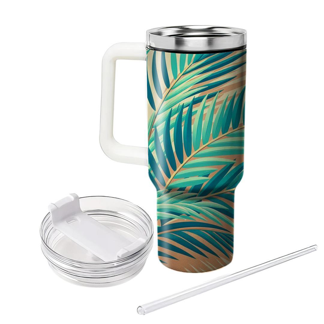 Tropical Palm Oasis  Decorative Tumblers