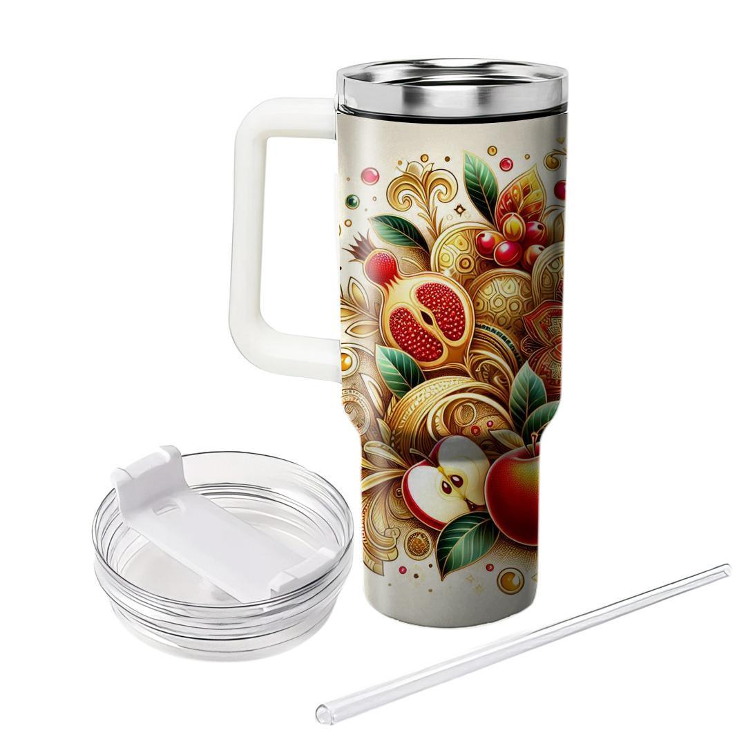 Resplendent Rosh Hashanah - New Beginnings  Tumblers With Lids