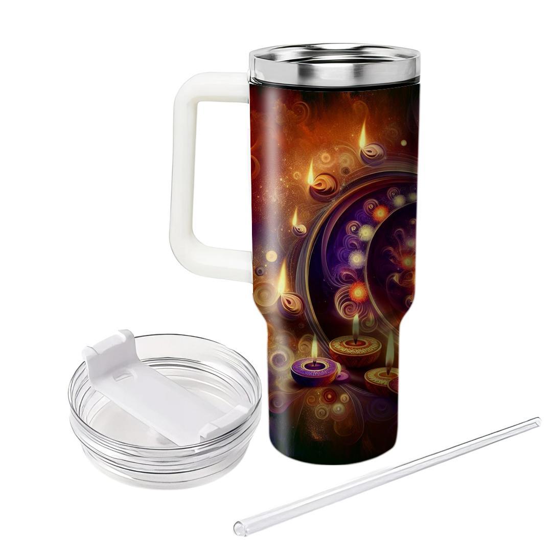 Surreal Festival Of Lights - Diwali Dreams  Tumblers With Lids