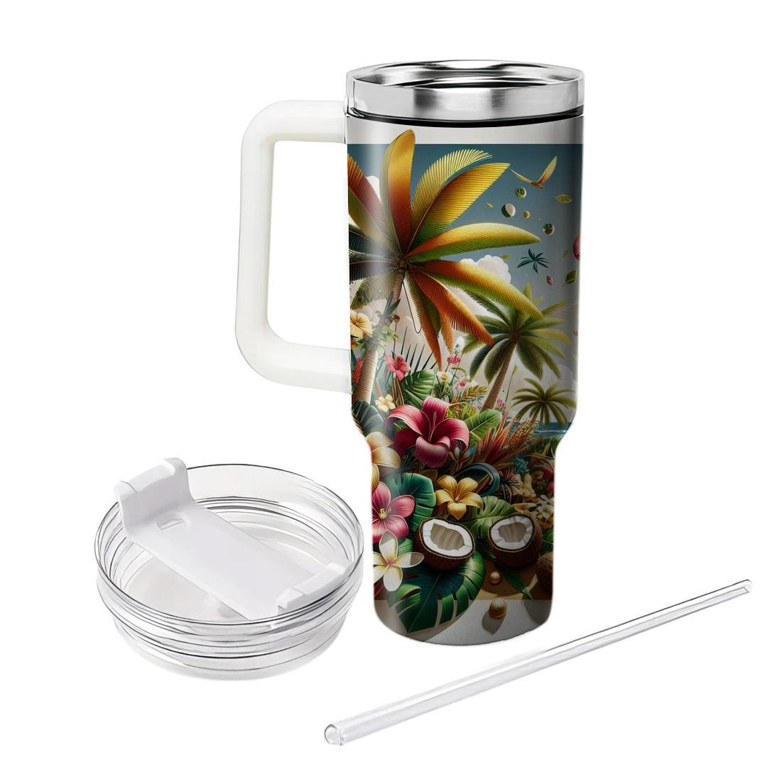 Summer Oasis Adventure  Tumbler Cups
