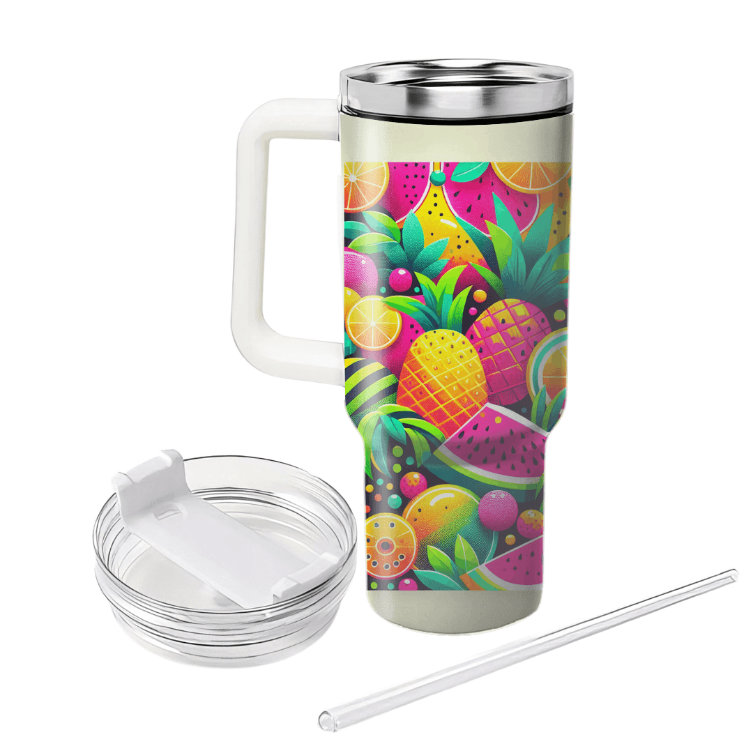 Funky Fruit Fiesta Custom Tumblers