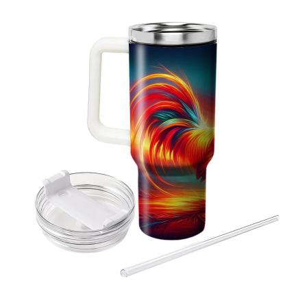 Regal Rooster Dawn  Travel Tumblers