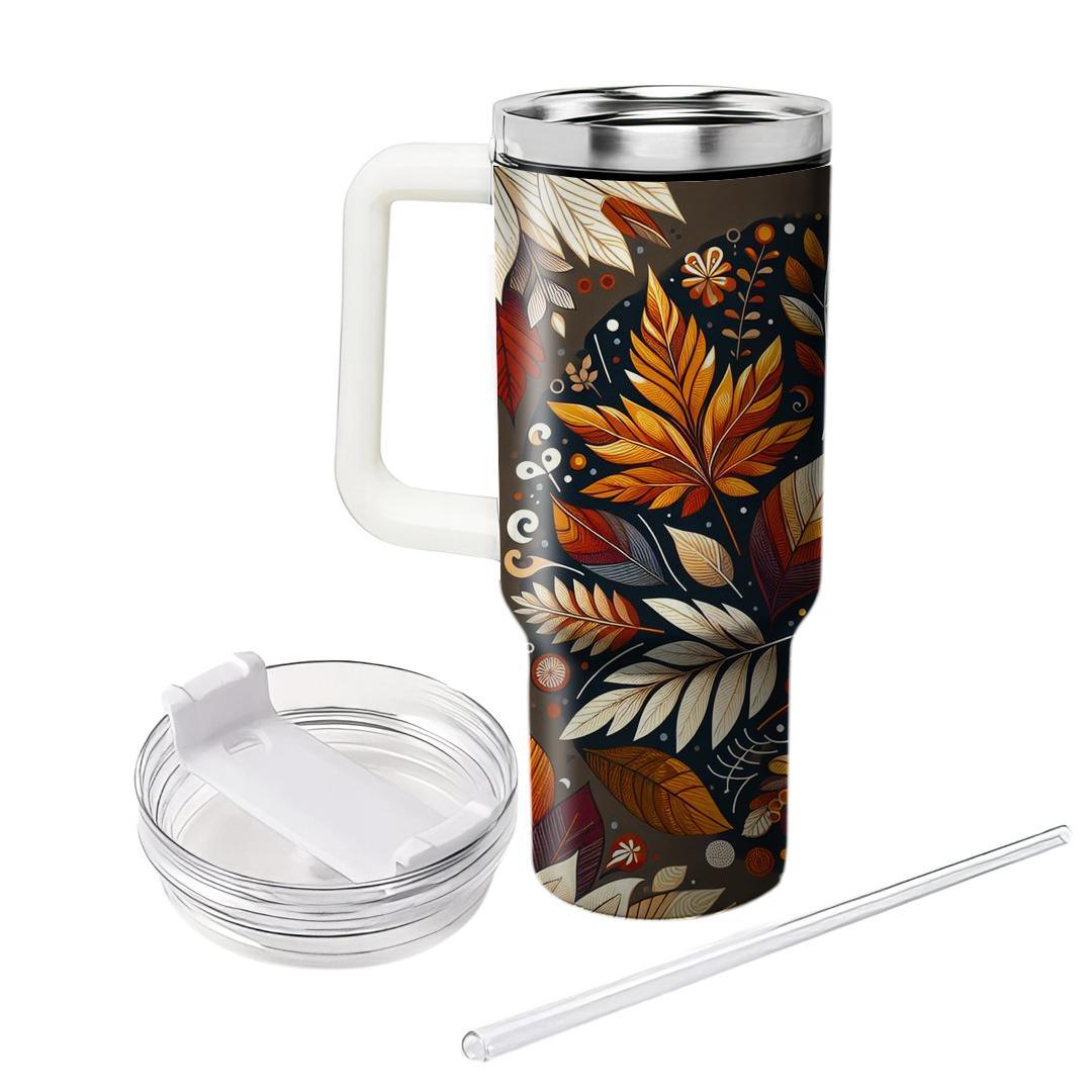 Crisp Fall Leaves  Custom Tumblers