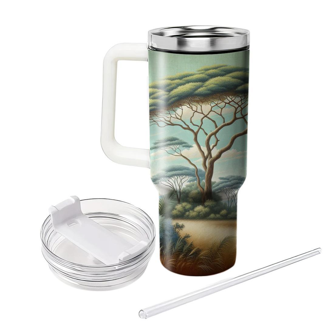 Majestic Elephant Walk  Decorative Tumblers