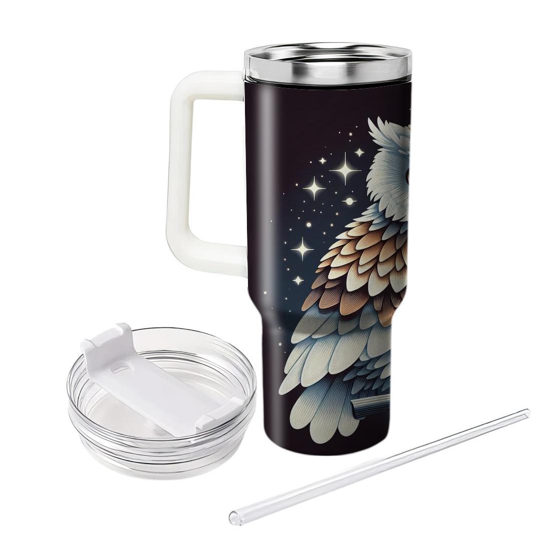 Starlit Owl Watch  Tumblers With Lids