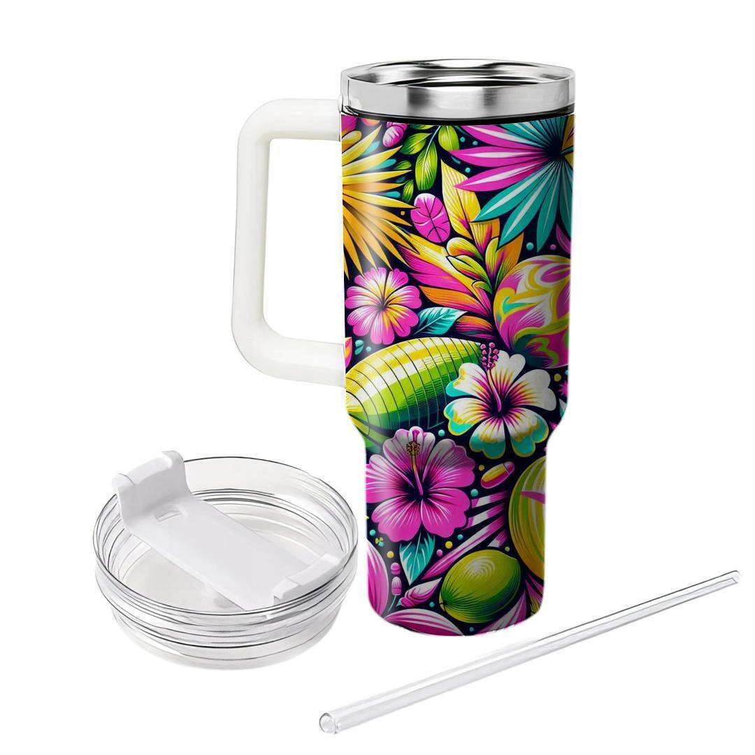 Tropical Summer  Travel Tumblers