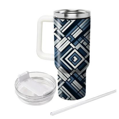 Interlocking Diamond Pattern  Tumblers For Gifts
