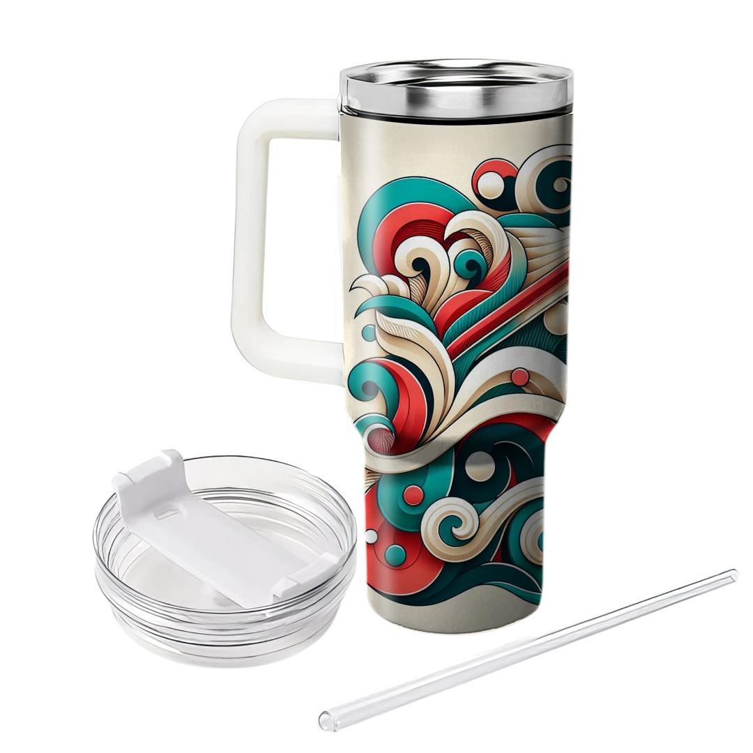 Dynamic Spiral Waves  Travel Tumblers