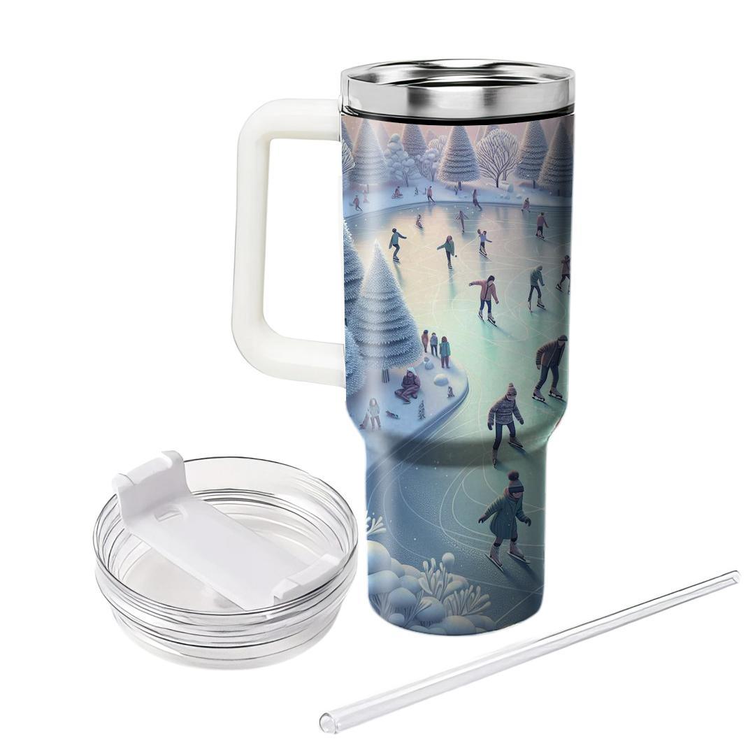 Winter Ice Skating Fantasy  Unique Tumblers