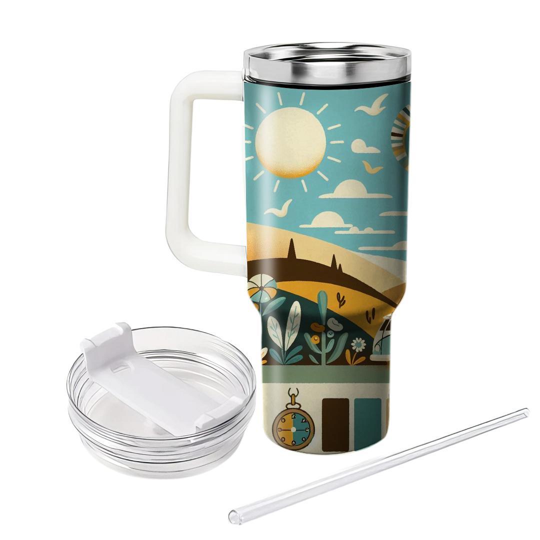 Hippie Trail Adventure  Travel Tumblers