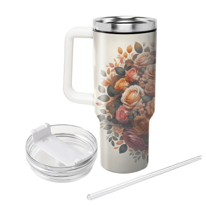 Sunset Rose Harmony Personalized Tumblers