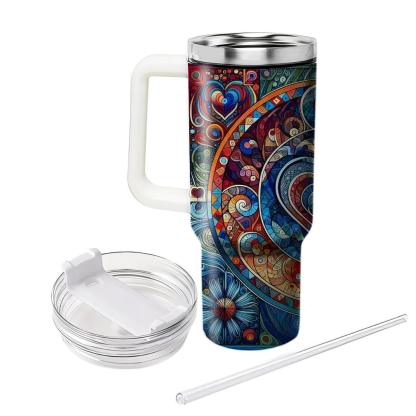 Fusion Of Traditions - International Day Of Families  Tumblers With Lids