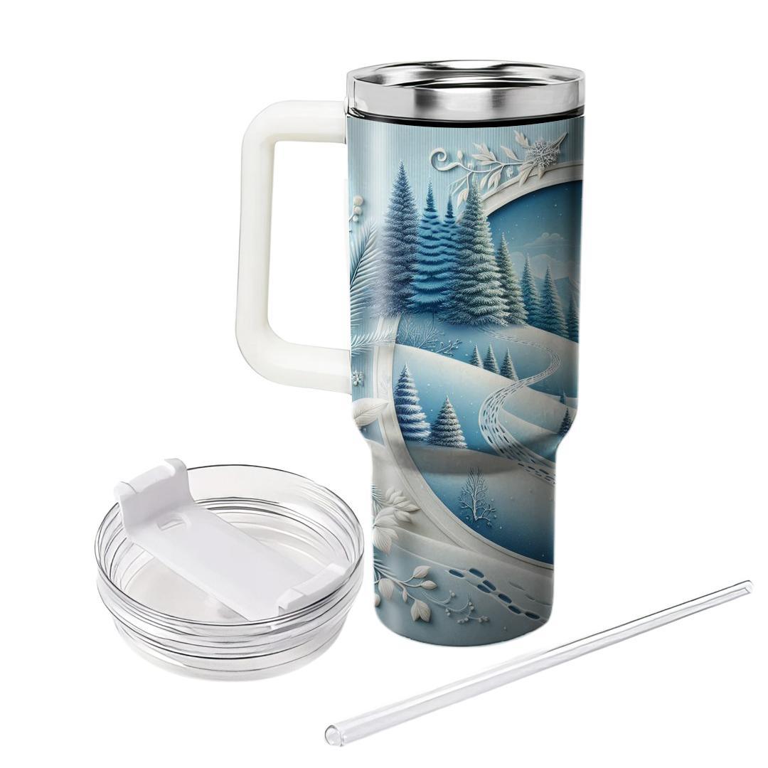 Winter Scenic Trails  Tumbler Cups