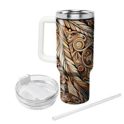 Peaceful Autumn - Native American Heritage Month  Tumblers With Lids