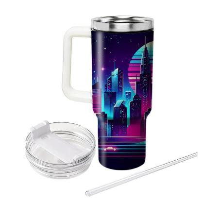 Retro Night Life  Personalized Tumblers
