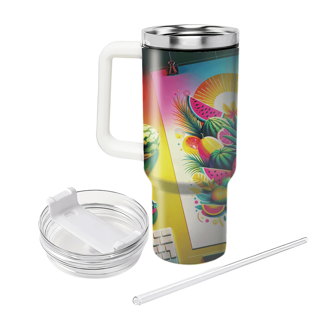 Tropical Fruit Splash  Tumblers For Gifts