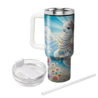 Sassy Alpaca Adventure  Tumblers With Lids