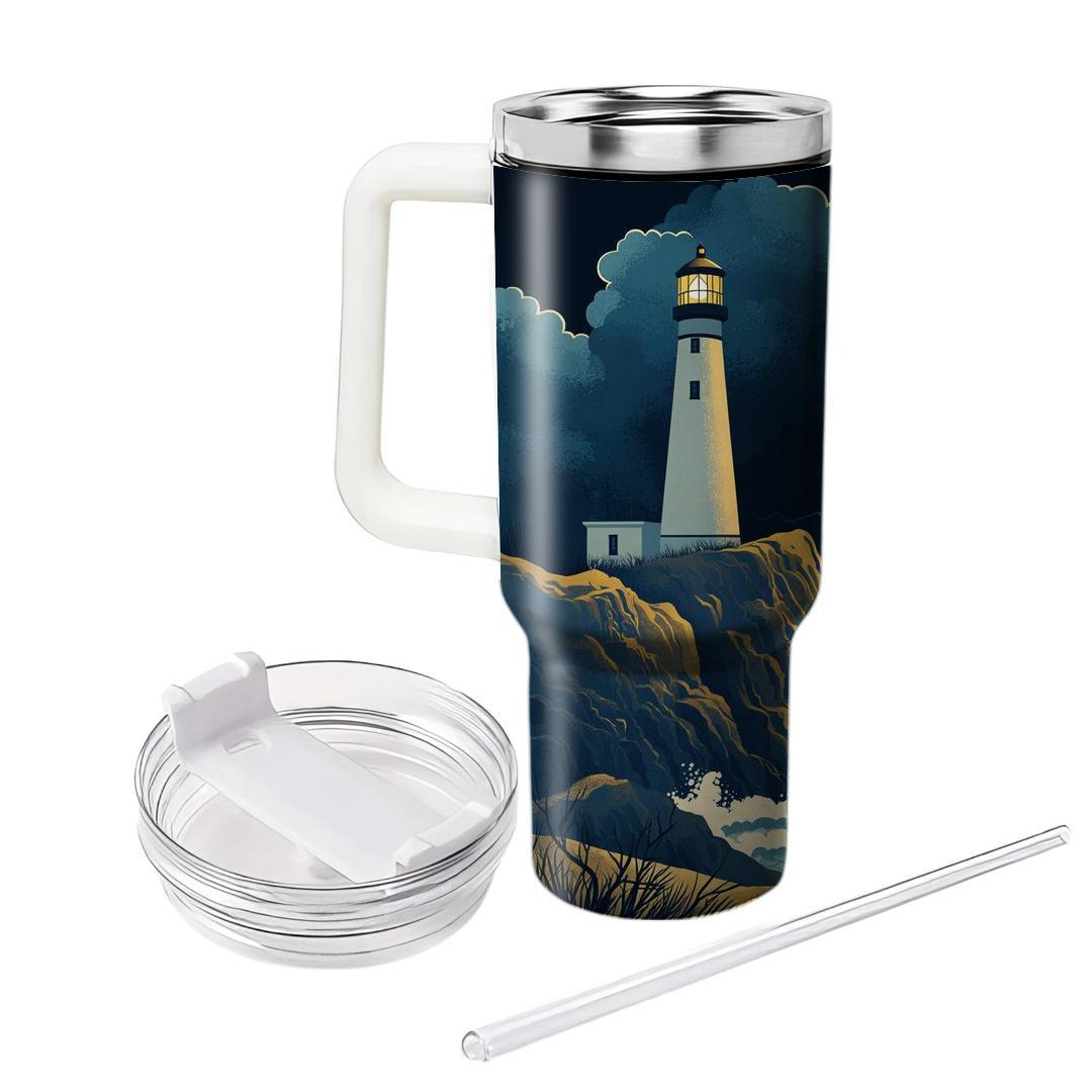 A Lighthouse In The Storm: A Mother’s Steadfast Love Insulated Tumblers