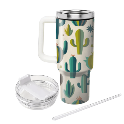 Modern Cactus Pattern  Insulated Tumblers