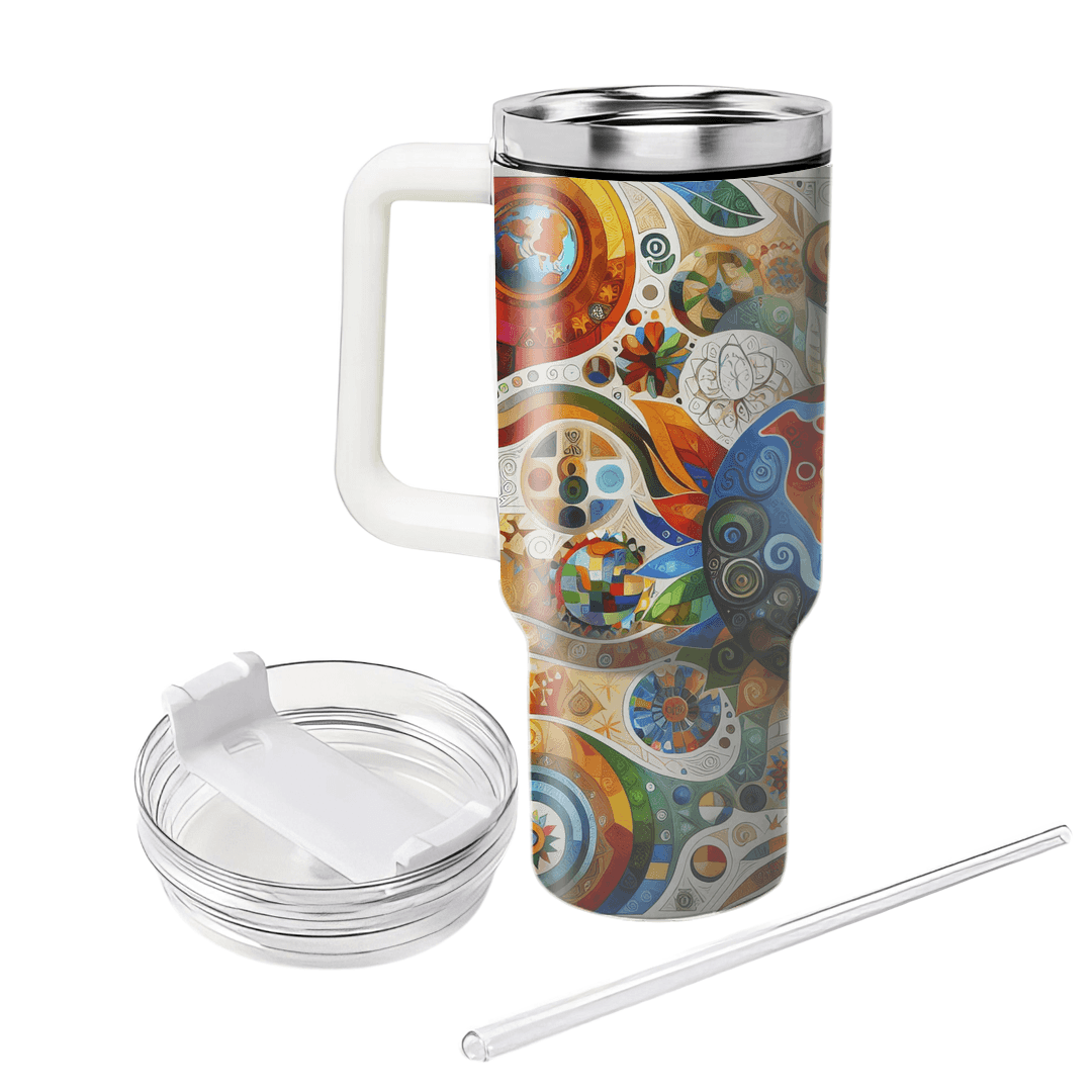 A Symphony Of Cultures - Harmony Day  Decorative Tumblers