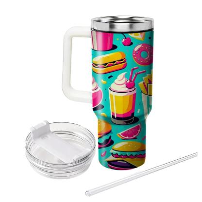 Kitsch Retro Diner  Personalized Tumblers