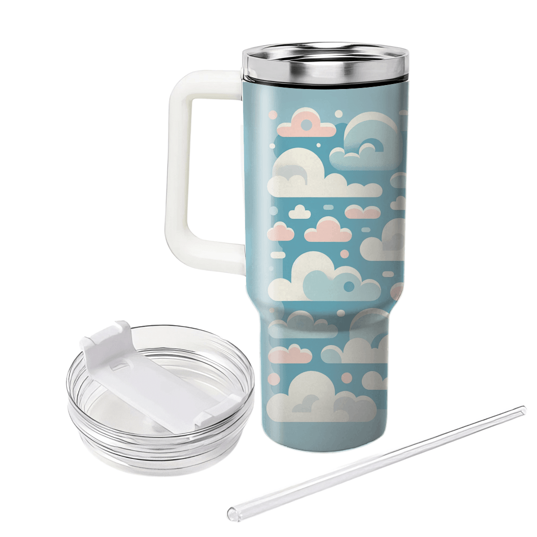 Whimsical Cloudscape Tumbler Cups