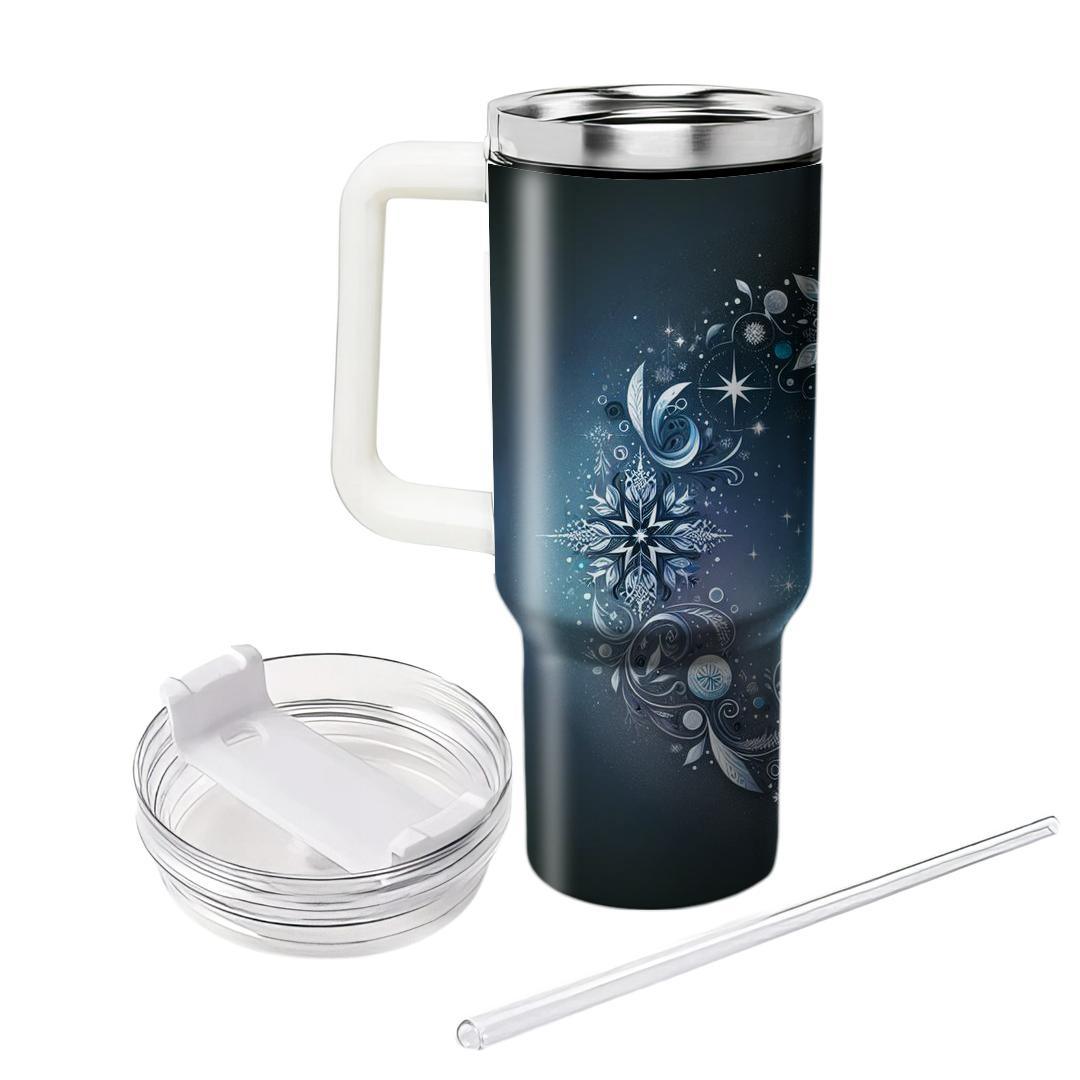 Celestial Glow - Winter Solstice Celebration  Tumblers With Lids