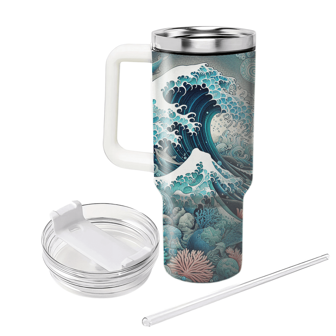 Chasing Horizons - World Oceans Day  Custom Tumblers