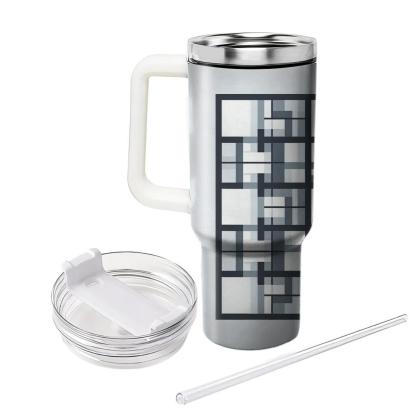 Minimalist Geometric Grid  Tumblers For Gifts